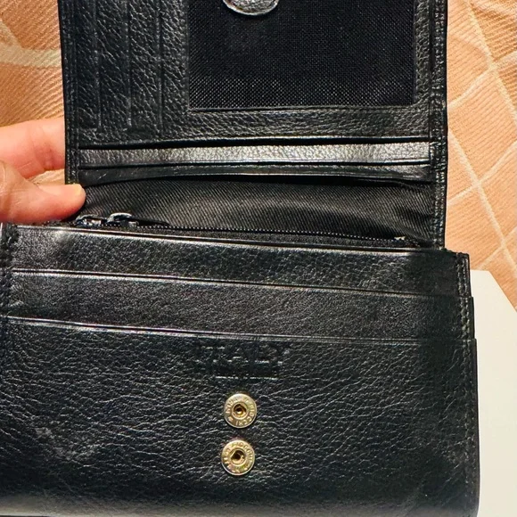 Valentino Black Leather Wallet - Picture 4 of 4